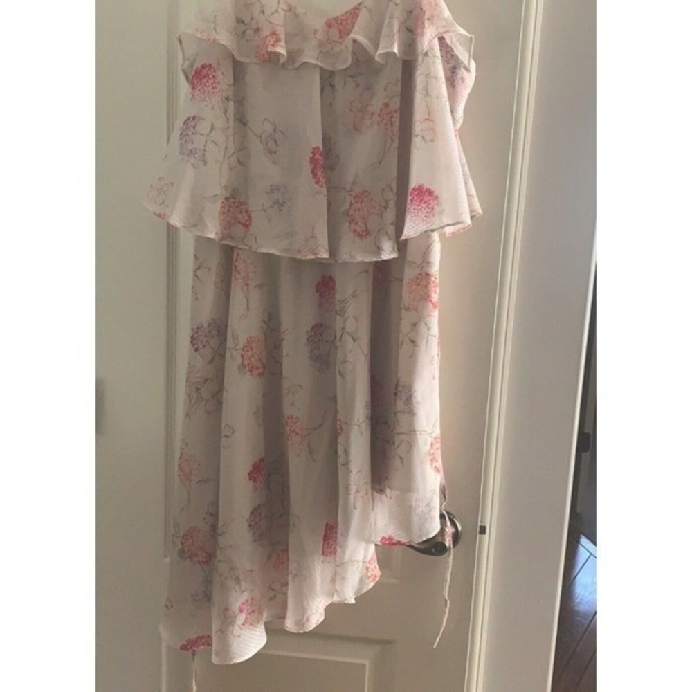 A New Day Woman's Dress Sz Xl PinkFloral Cottage Core Barbie Core Coasal - Picture 3 of 12